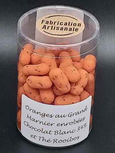 Oranges au Grand Marnier et Chocolat Blanc 34%