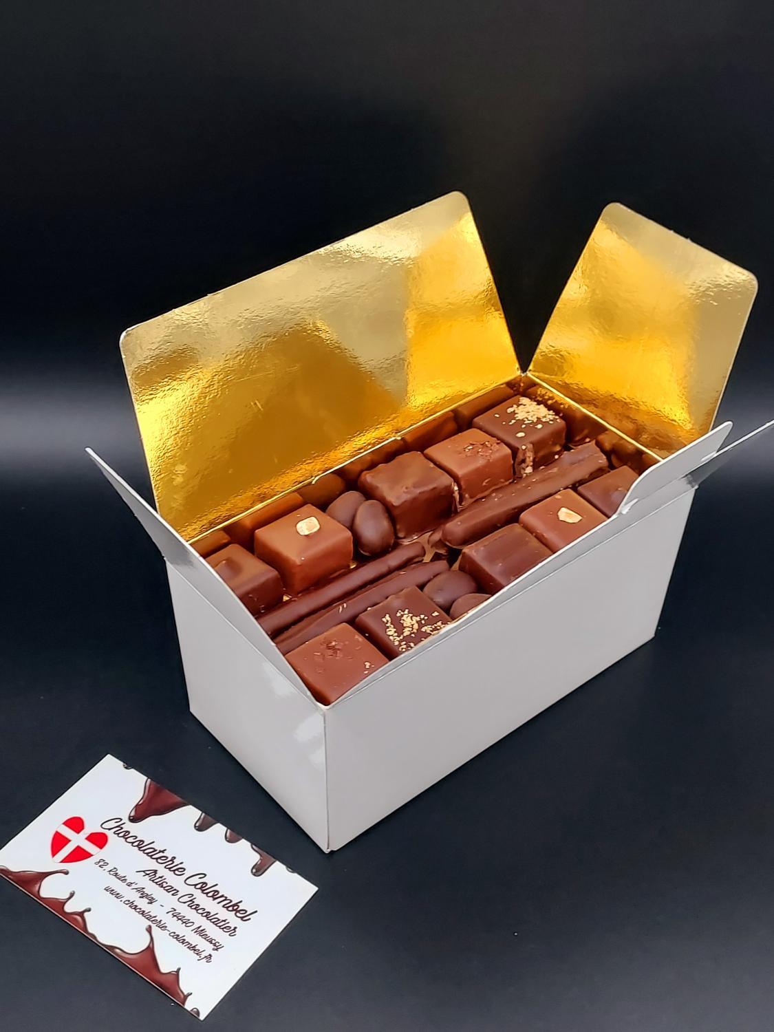 Ballotin 475g : Chocolaterie Colombel - Artisan Chocolatier : chocolatier,  chocolat artisanal