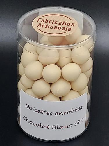 Noisettes enrobées Chocolat Blanc 34%